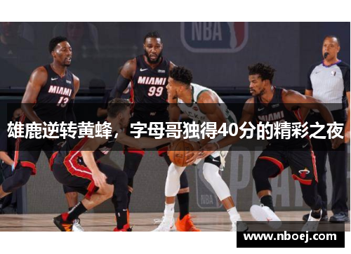 雄鹿逆转黄蜂，字母哥独得40分的精彩之夜